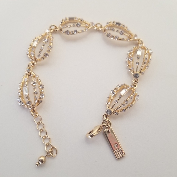INC International Concepts Jewelry - INC bracelet in gold-tone and crystals